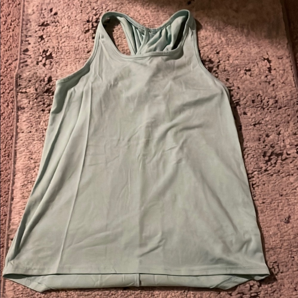 Mint Green Sleeveless Women's Top